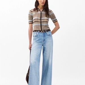 rag & bone Light Blue Flare Jeans